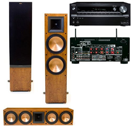 Klipsch RF-7 II Towers-RC-64II (cherry) Onkyo TX-NR838 7.2