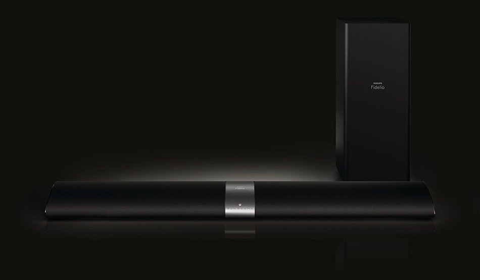Philips Fidelio SoundBar HTL9100/12 soundbar speaker - Barra de sonido (Wired & Wireless, 20 - 150 Hz, Dolby Digital...