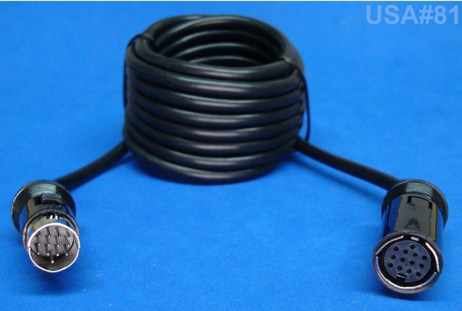 10FT 13-PIN DIN DATA MALE to FEMALE EXTENSION CABLE for SAMSUNG SUBWOOFER SURROUND SOUND HT-DS1000 PSWS1000E.... N4