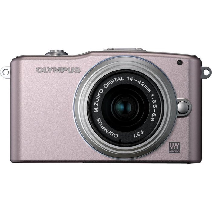 Olympus PEN E-PM1 12.3MP Interchangeable Camera with CMOS Sensor, 3-inch LCD and 14-42mm II Lens (Black) (Old... N4