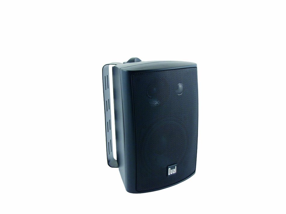 Dual LU53PB 125 Watt 3-way Indoor/Outdoor Speakers in Black (Pair) N5