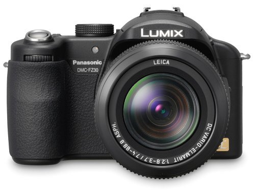 Panasonic Lumix DMC-FZ30K 8MP Digital Camera with 12x Image Stabilized Optical Zoom (Black) (OLD MODEL) N6