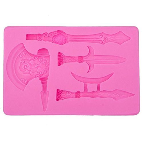HT BAKEWARE | Sword and Axe Silicone Mold N6