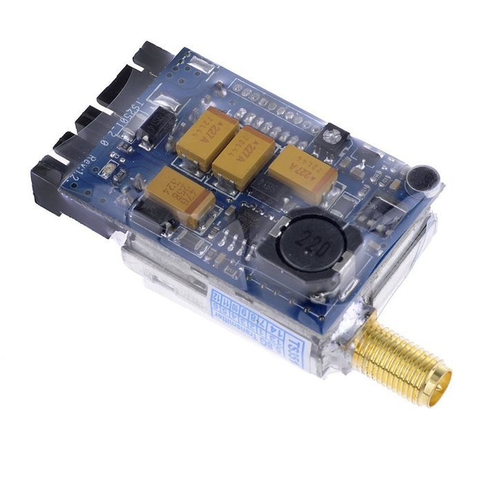 RioRand FPV 5.8GHz 200mW Video Audio 8 Channel Wireless Transmitter TX 1KM 1000M 23dBm N5