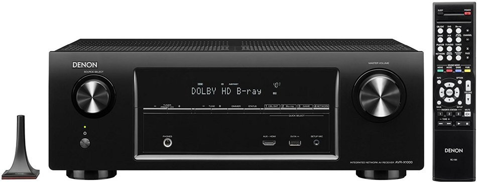Denon AVR-X4000 7.2 Channel 4K Ultra HD Networking Home Theater Receiver Plus (1) Pair of Polk Audio RTi A5 Floorstanding...