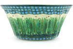 Polish Pottery Bundt Cake Pan 10-inch Prairie Land UNIKAT
