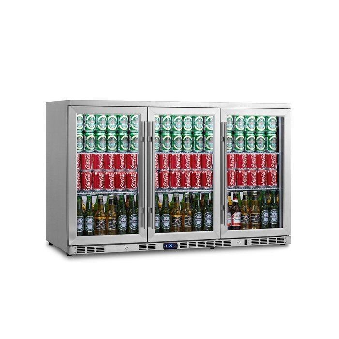 KingsBottle 140 Can 1-Door Under Counter Beverage Cooler, Heating Glass N6