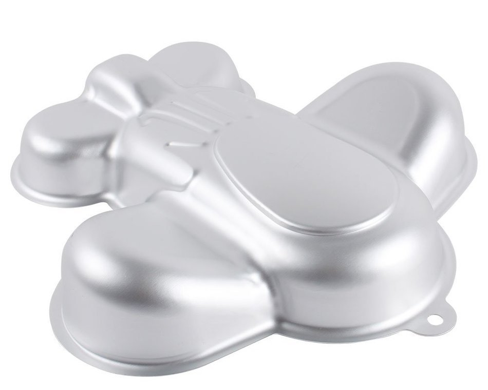 eFuture(TM) Useful Aluminum Airplane Shape Cake Pan Cake Mold +eFuture's nice Keyring N2