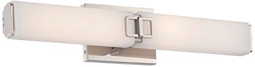 Minka Lavery 392-613-L Square LED Bath Lighting, Polished Nickel Finish by Minka Lavery