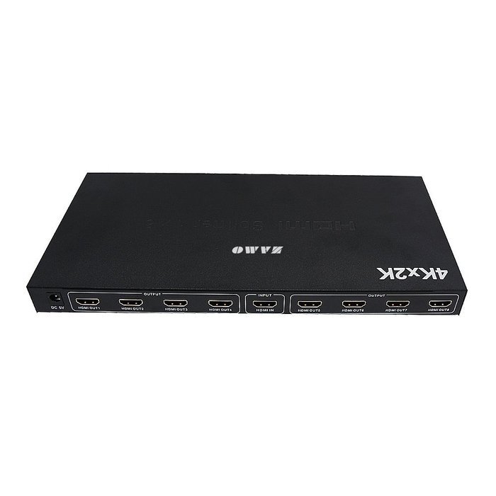 ZAMO 1x4 4 Ports Hdmi Powered Splitter for Full Hd 1080p & 3d Support (One Input to Four Outputs) N16