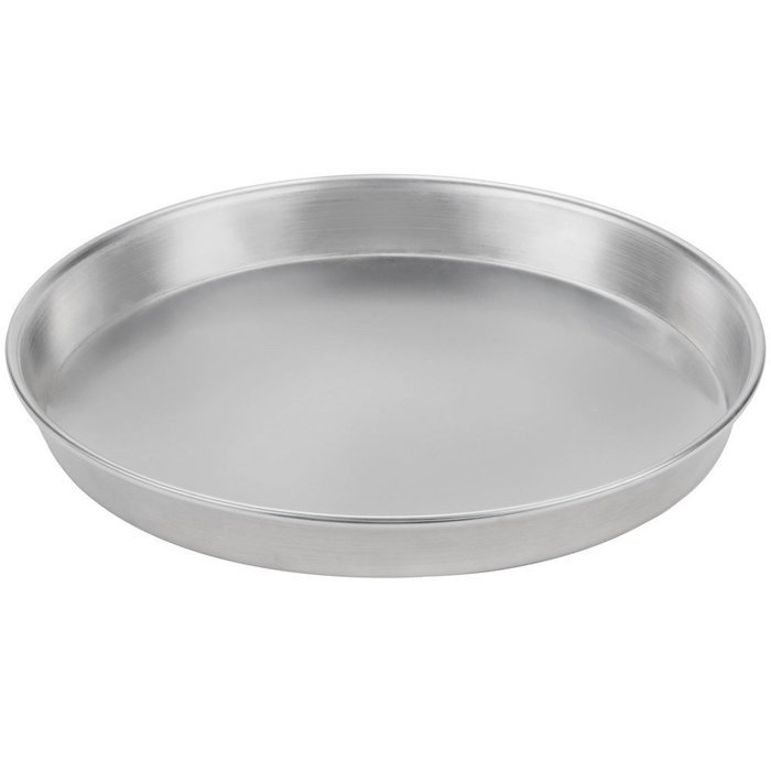American Metalcraft T80142 14" x 2" Tin-Plated Straight Sided Deep Dish Pizza Pan