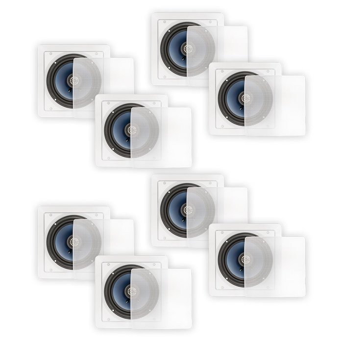 Blue Octave LS62 In Wall In Ceiling 6.5" Speakers Home 2240 Watts New 4 Pair Pack LS62-4PR