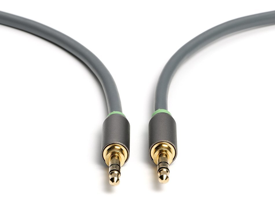Aurum Cables Male to Male 3.5mm Universal Gold Plated Auxiliary Audio Stereo Cable for iPhone, iPad, iPod, Kindle... N22