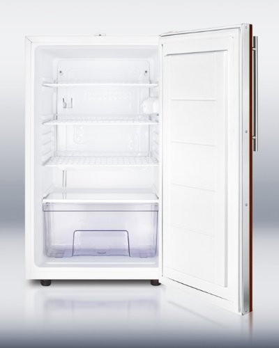 Summit FF511LBIIFADA 4.1 cu. ft. ADA Compliant Compact Refrigerator with Automatic Defrost Adjustable Shelves... N3
