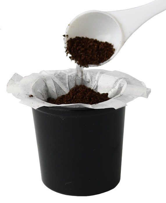 Greenco Set of 2 K-cups with 50 Disposables Replacement Filters - Compatible with Keurig K-cup Coffee Machines N2