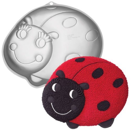 Wilton LADY BUG Cake Tin Baking Pan insert instructions garden party