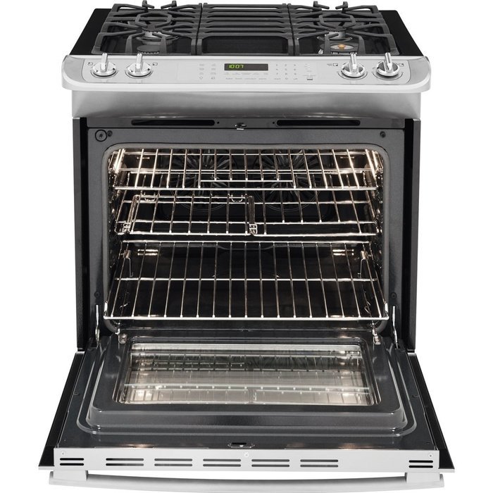 Frigidaire FPDS3085PF Professional FPDS3085PF Dual-Fuel 4.6 Cu. Ft. Stainless Slide-In Range N2