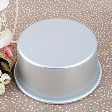 Kaifina 17CM*17CM*7.5CM Aluminum Baking Mould 6Inches Round Cake Bakeware Mold