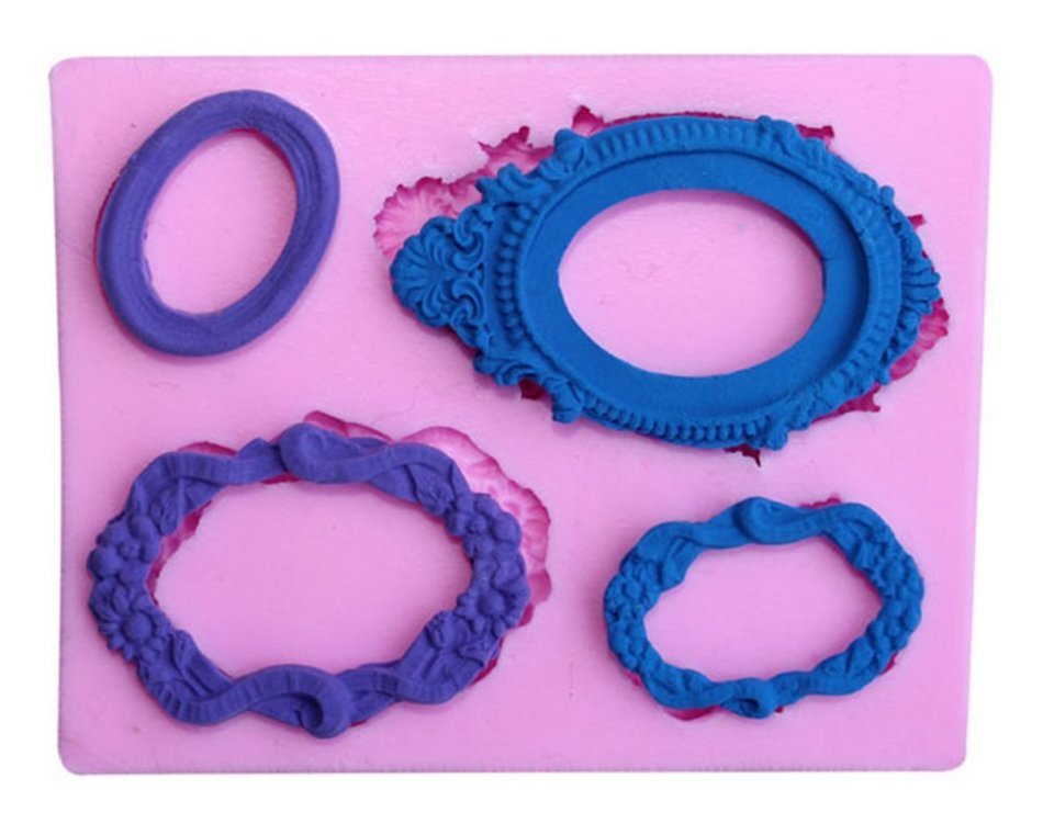 GogoForward Silicone Frame Shape DIY Baking Mold Decorating Cake Fondant Paste Mold