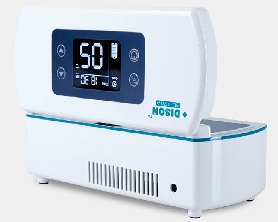 DISON Portable Insulin Cooler 2-8&deg;C Refrigerated Small Box Drug Reefer Cold Quickly Car refrigerator