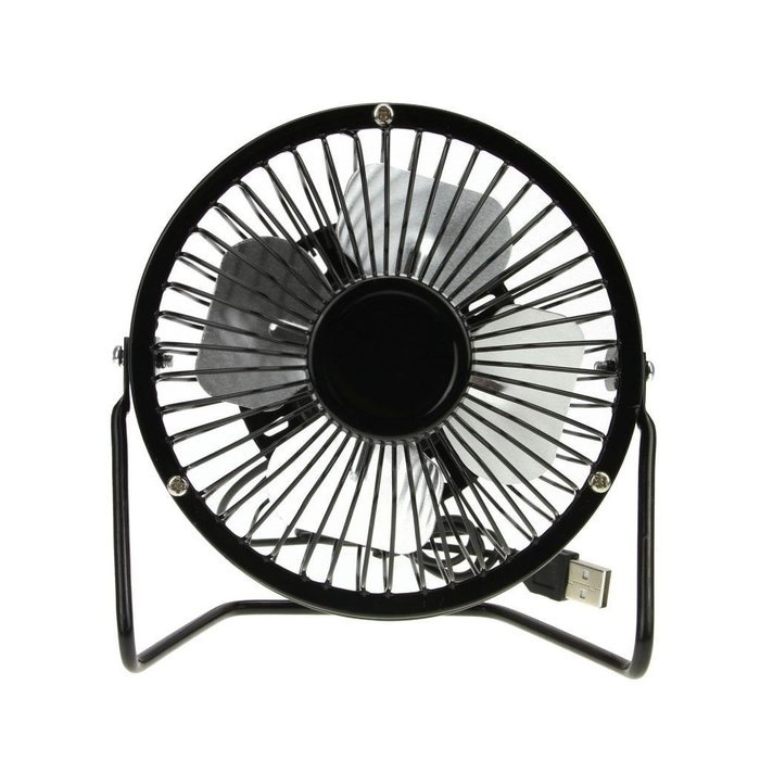 Starsource Adjustable Four Fan Blade 4 Inch USB Mini Desktop Fan With ON/OFF Switch ( Green ) N24