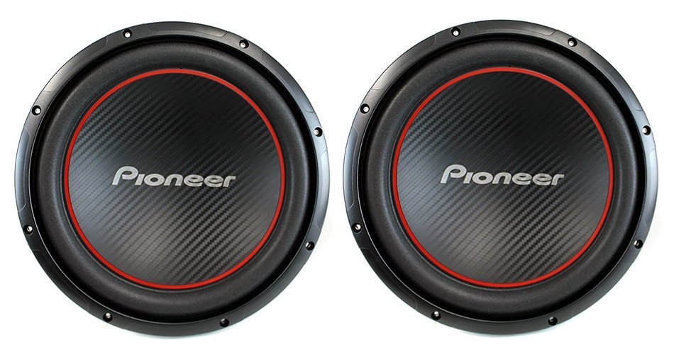 2) Pioneer 12 Inch 2600W Champion Subwoofers Pair | TS-W304R (Pair) N3