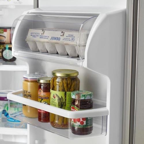 Refrigerator Whirlpool French Door 25 cu ft Stainless Steel Kitchen Appliance
