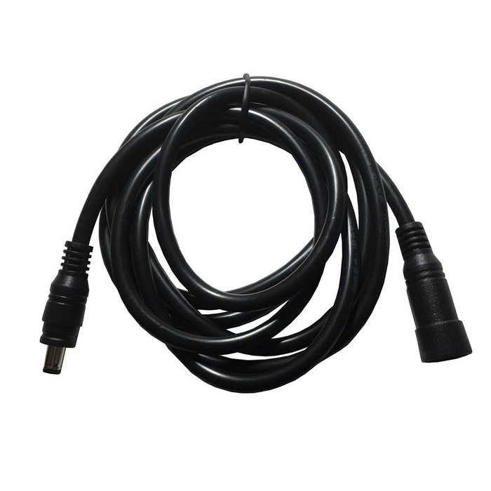 Hanvex HDX6 6ft 18AWG 2.1mm x 5.5mm DC Plug Extension Cable for Power Adapter, Black, Heavy Duty