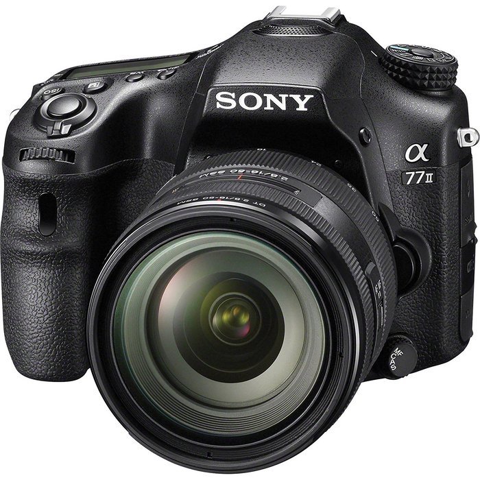 Sony Alpha A77 II Wi-Fi Digital SLR Camera & 16-50mm Lens with 32GB Card + Battery + Charger + Case + Tripod +... N3