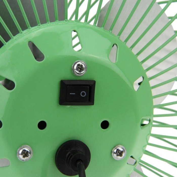 Starsource Adjustable Four Fan Blade 4 Inch USB Mini Desktop Fan With ON/OFF Switch ( Green ) N33