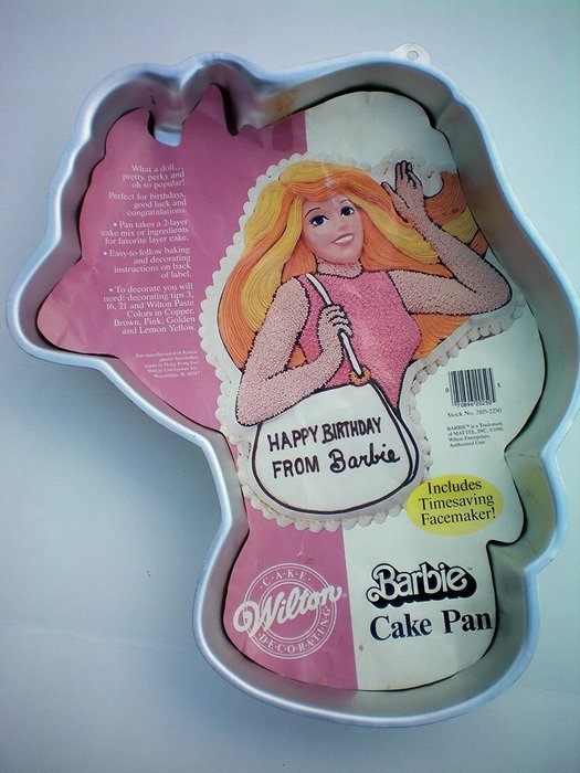 Wilton RETIRED Barbie Cake Pan -- as shown with instructions