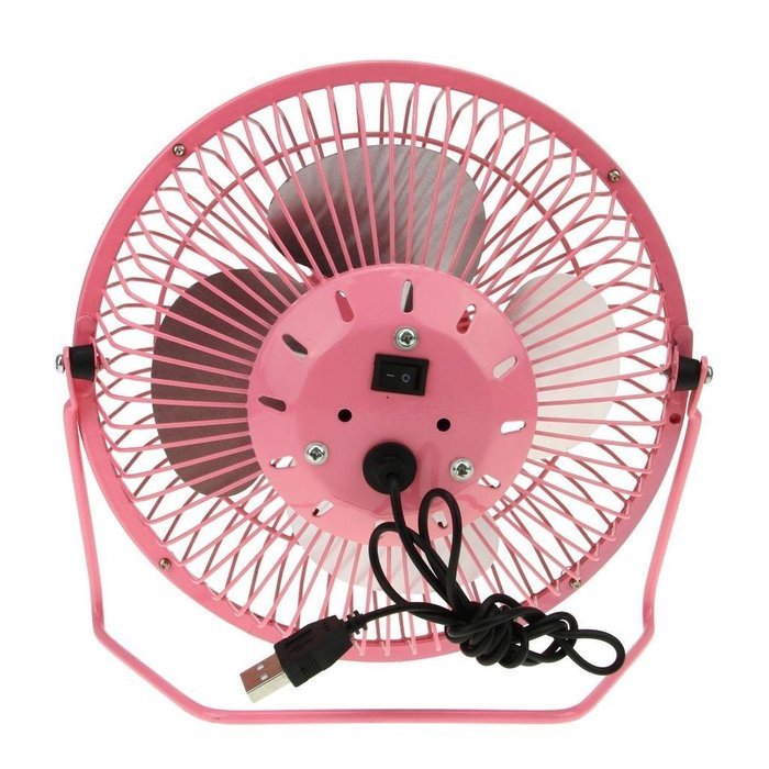 Starsource Adjustable Four Fan Blade 4 Inch USB Mini Desktop Fan With ON/OFF Switch ( Green ) N36