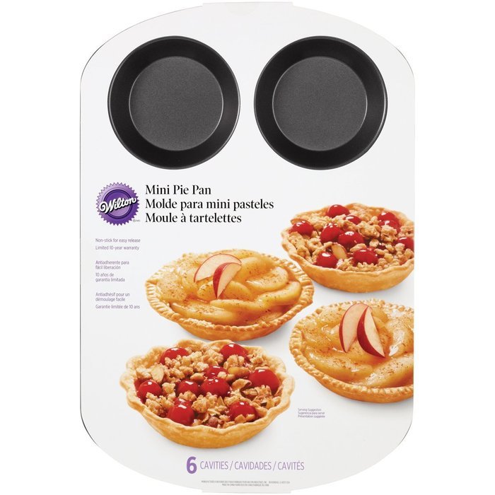 Wilton 6-Cavity Nonstick Heart Mini Cake Pan