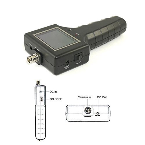 RioRand&reg; 2.5" TFT Color LCD Monitor CCTV Installation Mate Camera Video Tester - Black N5