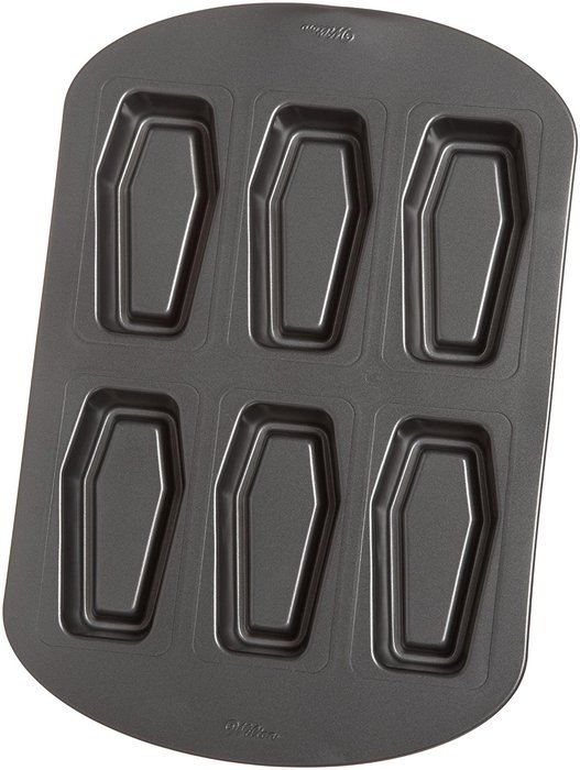 Wilton 6-Cavity Nonstick Heart Mini Cake Pan N5