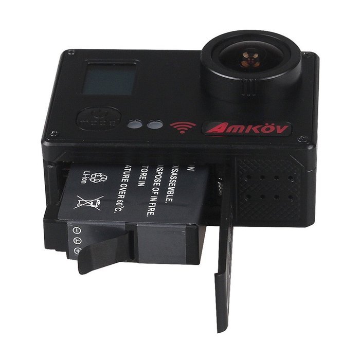 Kekexili AMK7000S 1080P Sports Action Camera WIFI 170&deg; Wide Angle 4K CMOS Full HD 60fps Waterproof 40M Camcorder... N19