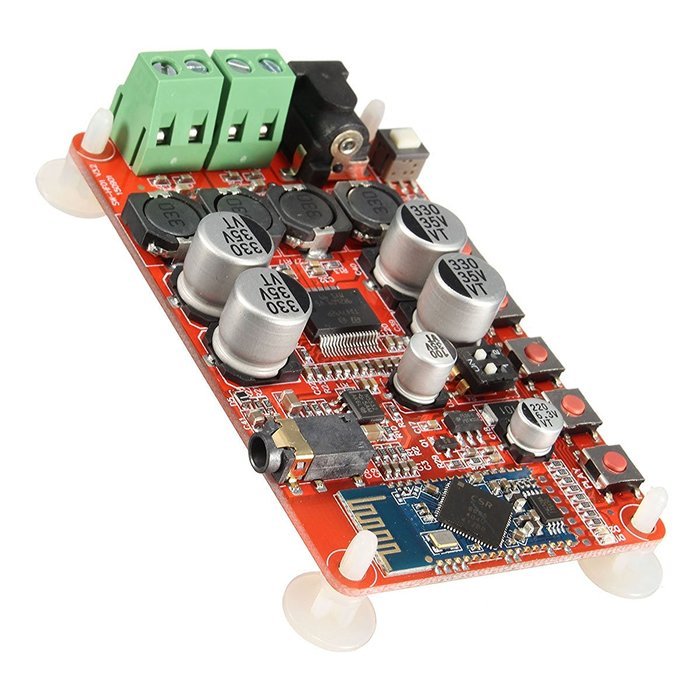 INSMA TDA7492P 50W+50W Dual Channel Wireless Bluetooth 4.0 Audio Receiver Digital Amplifier Board with 3.5mm Plug... N5