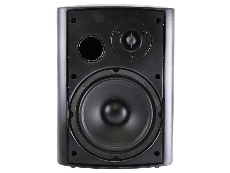Monoprice 107495 2-Way 8-Ohm Active Wall Mount Speakers, Black (Pair) N2