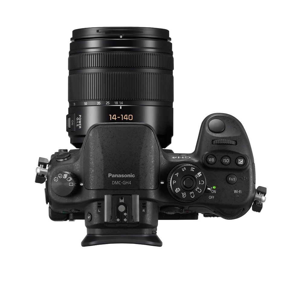 Panasonic DMC-GH4 Mirrorless Micro Four Thirds Digital Camera with Lumix G Vario 14-140mm Lens N5
