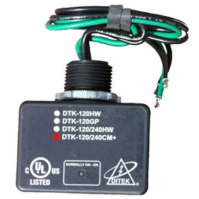 DiTek DTK-120/240CM+ Surge Protector &bull; 120/240 Volt &bull; 72,000 Amp Peak Protection &bull; Replacement Surge Protector N2