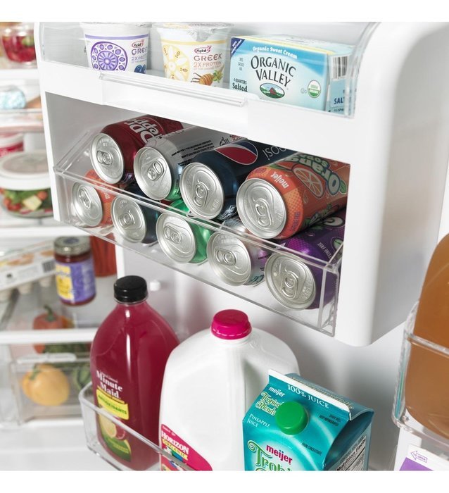 WHIRLPOOL REFRIGERATORS 110923 21.5 cu. ft. Top Freezer Refrigerator, White, Reversible Door Swing N3