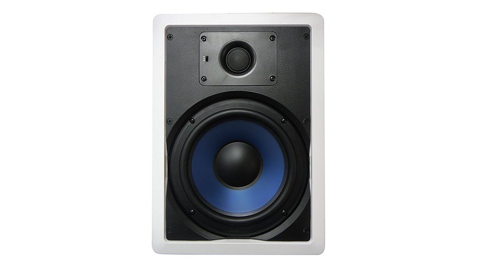 82W Silver Ticket In-Wall In-Ceiling Speaker with Pivoting Tweeter (8 Inch in-wall) N2