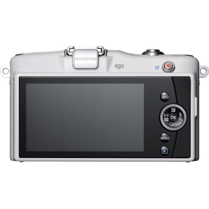 Olympus PEN E-PM1 12.3MP Interchangeable Camera with CMOS Sensor, 3-inch LCD and 14-42mm II Lens (Black) (Old... N7