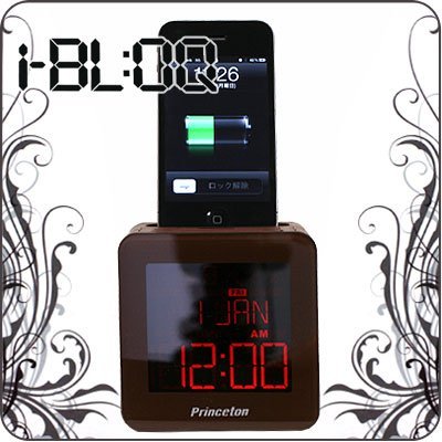 Princeton Technology FM radio with alarm function with speaker iBLOQ chocolate PSP-BQC (Japan Import)