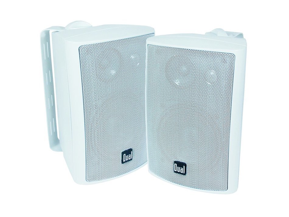 Dual LU53PB 125 Watt 3-way Indoor/Outdoor Speakers in Black (Pair) N7