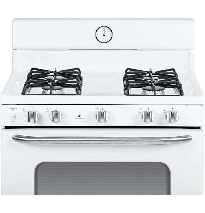 GE AGBS45DEFWS Artistry 30" White Gas Sealed Burner Range