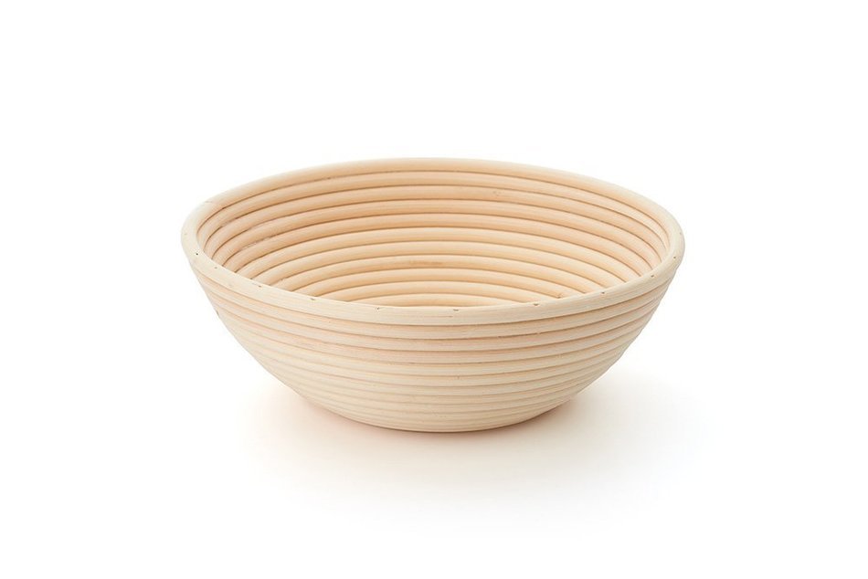 !!! "I am the Bread of Life" Banneton Brotform Proofing Basket - Large 10 Inch Round Cane With Linen Liner&ndash; Rising... N9