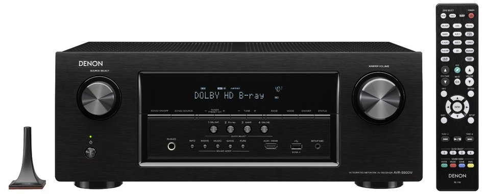 Denon AVR-S900W 7.2-Channel Network AV Receiver with Bluetooth and Wi-Fi (Discontinued by Manufacturer) N3