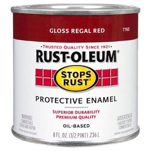 Rust-Oleum 7765730 Protective Enamel Paint, 8-Ounce, Regal Red by Rust-Oleum