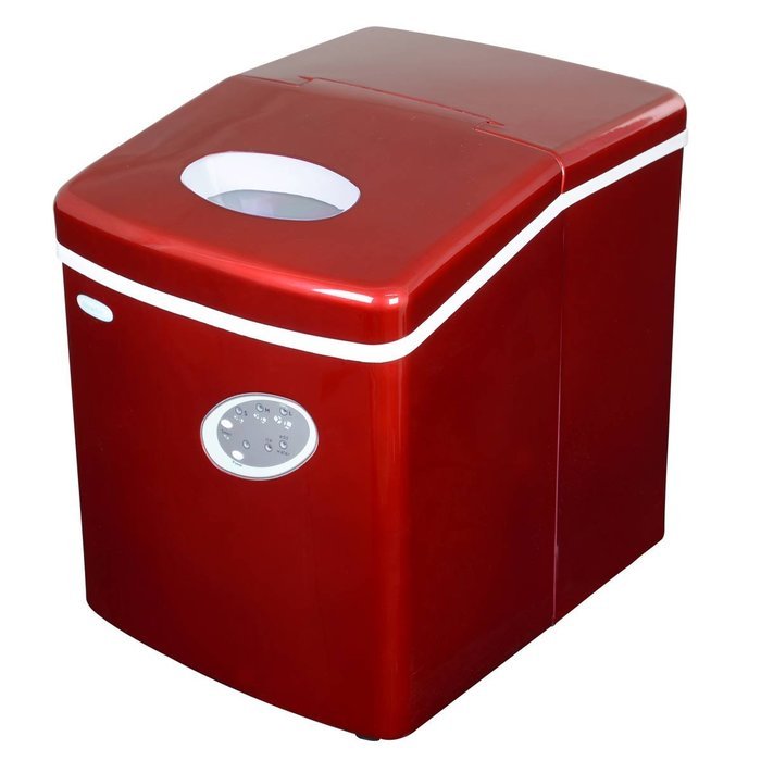 NewAir AI-100R 28-Pound Portable Icemaker, Red N46